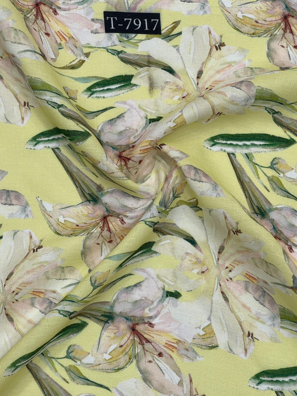 SWISS LINEN COTTON FLORAL PRINTS