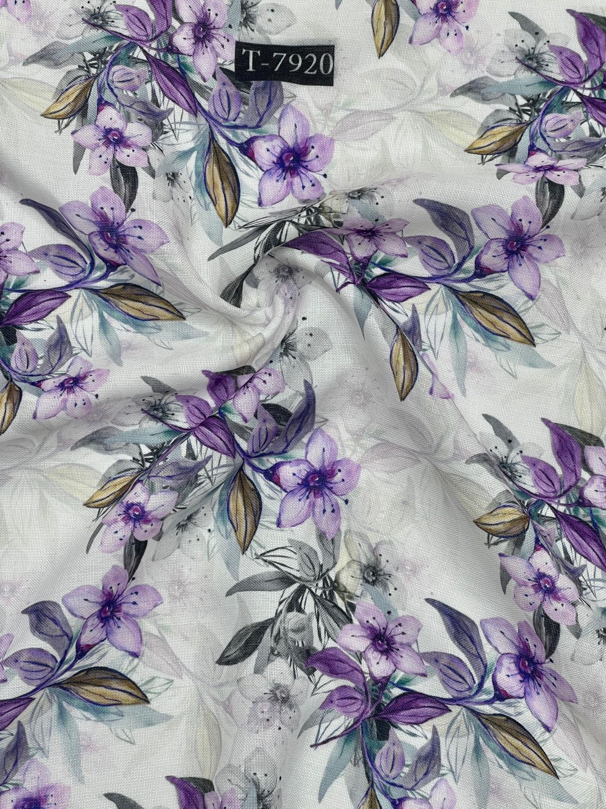 SWISS LINEN COTTON FLORAL PRINTS