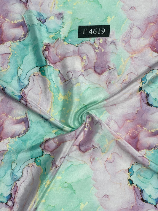 BEAUTIFUL MARBLE PRINT ON CREPE
