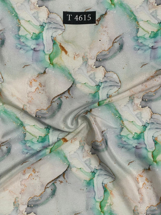 BEAUTIFUL MARBLE PRINT ON CREPE