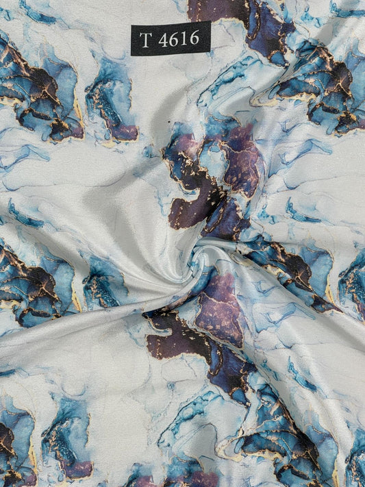 BEAUTIFUL MARBLE PRINT ON CREPE