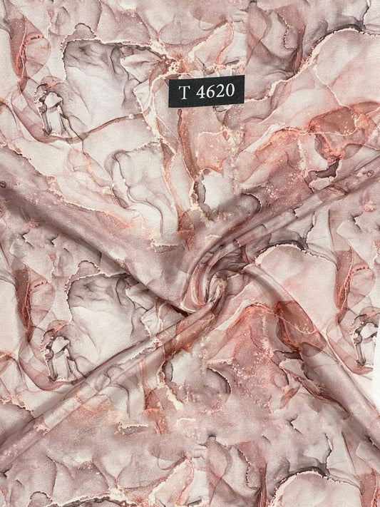 BEAUTIFUL MARBLE PRINT ON CREPE