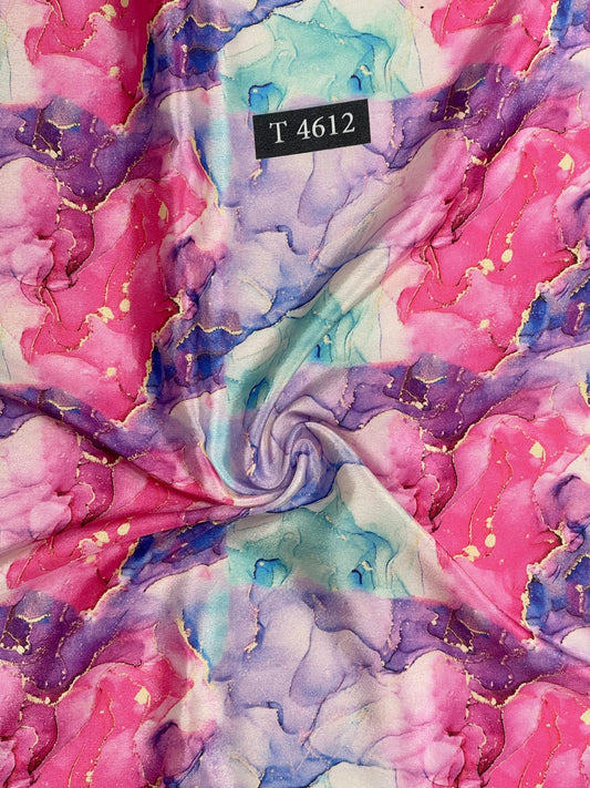BEAUTIFUL MARBLE PRINT ON CREPE