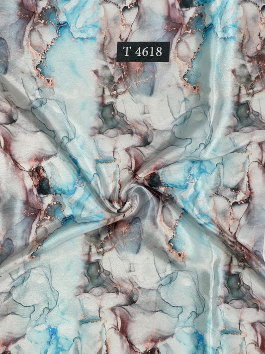 BEAUTIFUL MARBLE PRINT ON CREPE