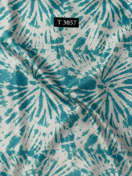 SHIBORI PRINT ON PASHMINA