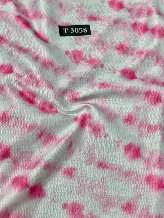SHIBORI PRINT ON PASHMINA