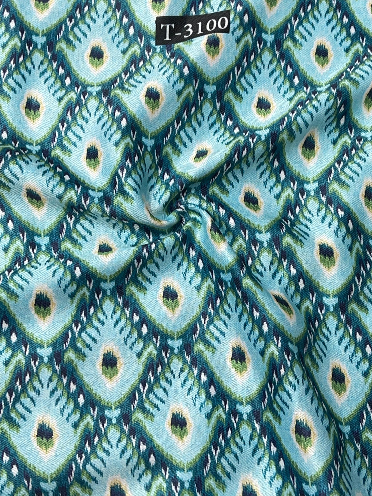 IKKAT PRINT ON PASHMINA