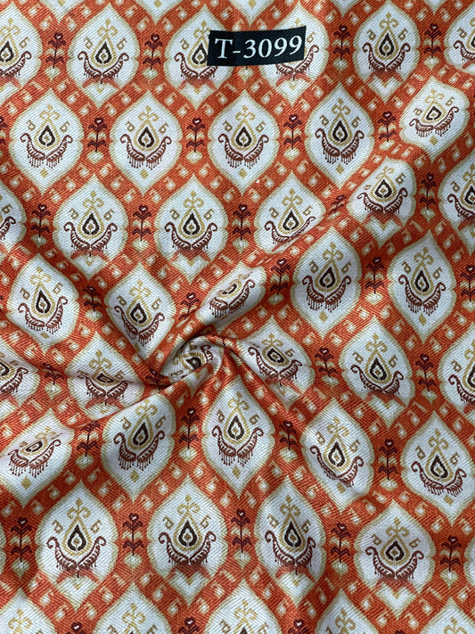 IKKAT PRINT ON PASHMINA