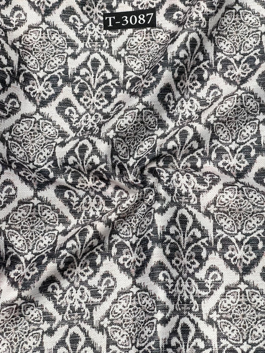 IKKAT PRINT ON PASHMINA