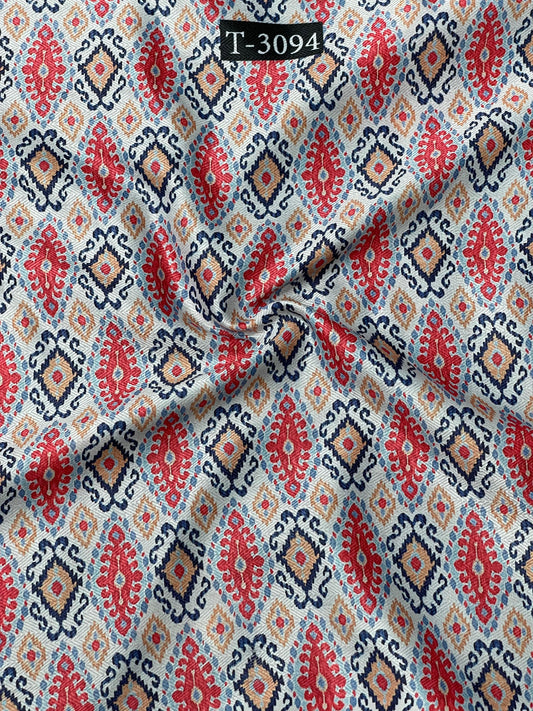 IKKAT PRINT ON PASHMINA