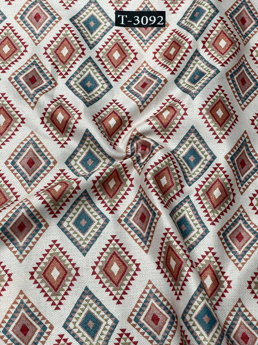 IKKAT PRINT ON PASHMINA