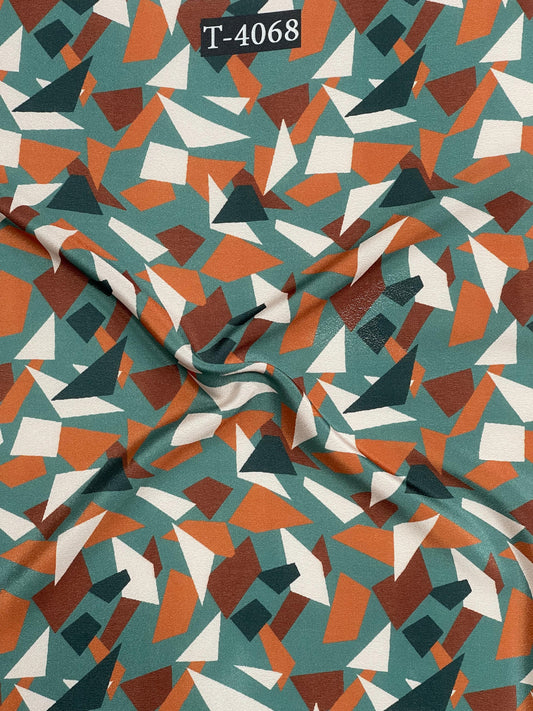 BEAUTIFUL ABSTRACT PRINTS ON CREPE