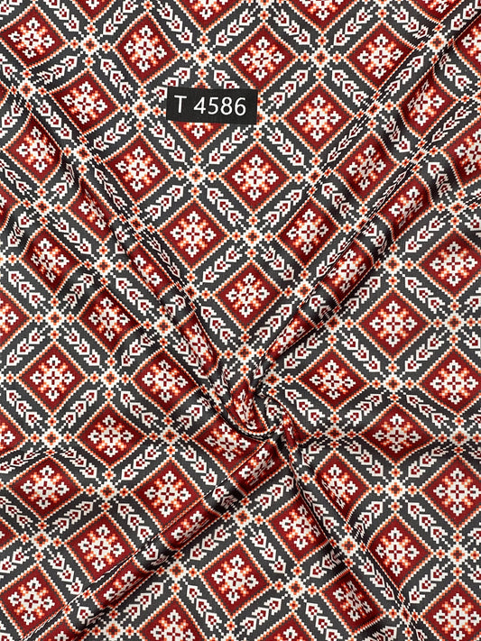 KALAMKARI PRINTS ON TUSSAR SILK