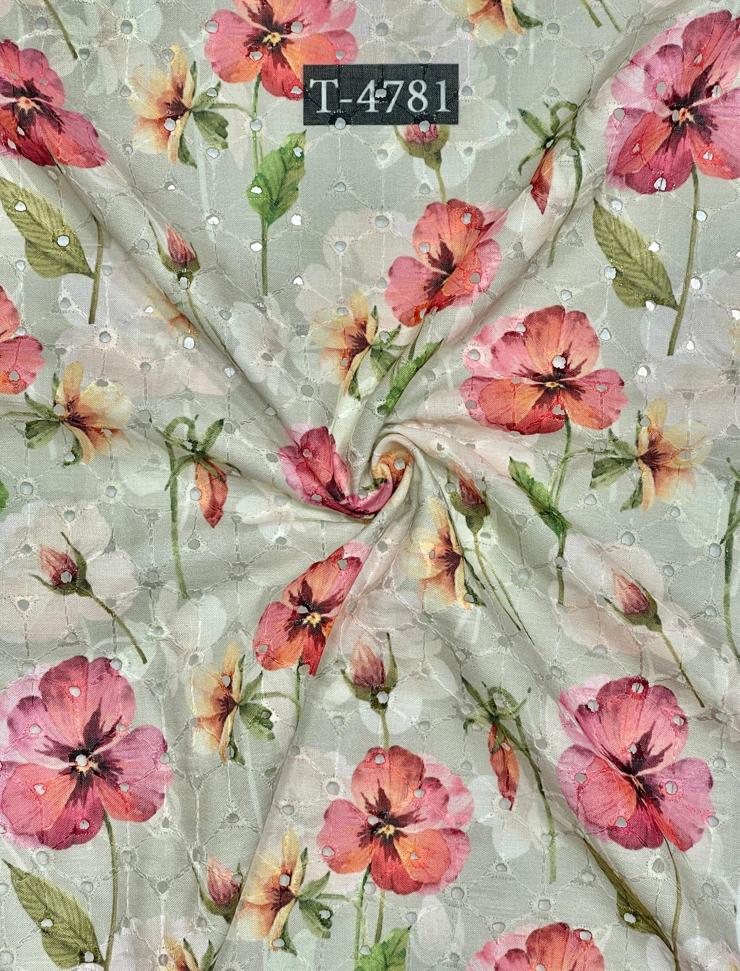 COTTON HAKOBA CHICKEN FLORALS PRINTS