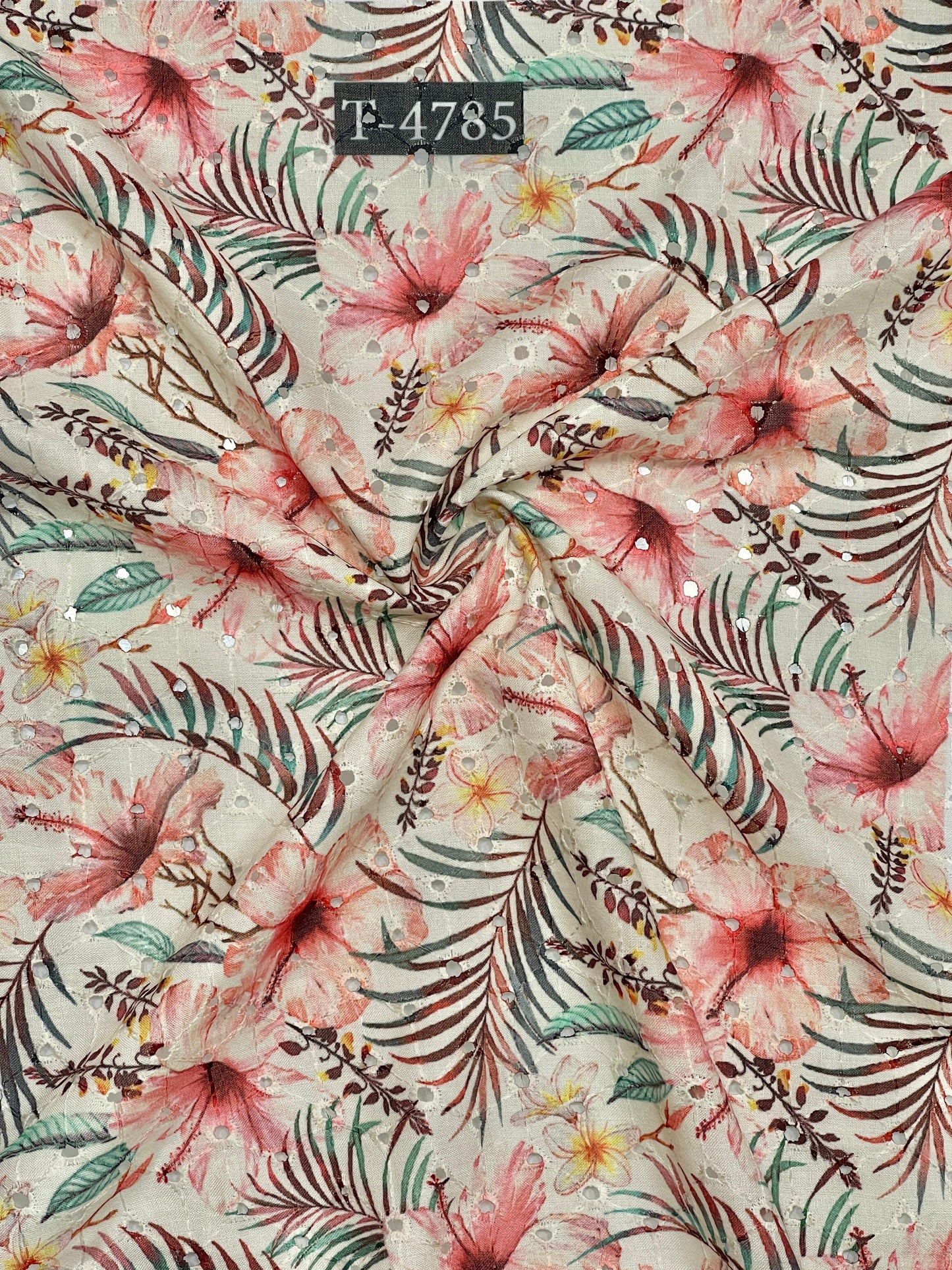 COTTON HAKOBA CHICKEN FLORALS PRINTS