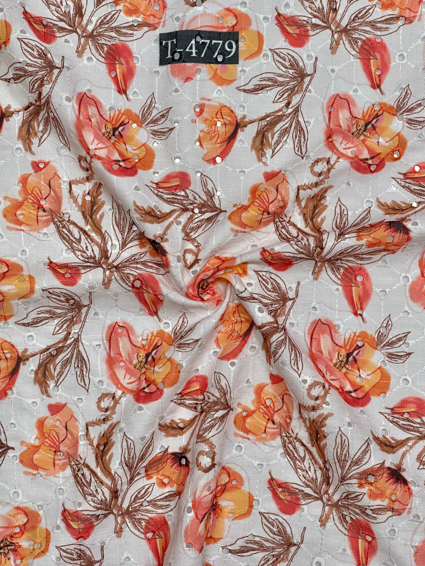 COTTON HAKOBA CHICKEN FLORALS PRINTS