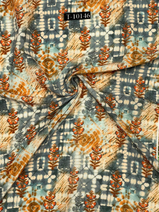 SHIBORI TYE-DYE VELVET DIGITAL PRINTS