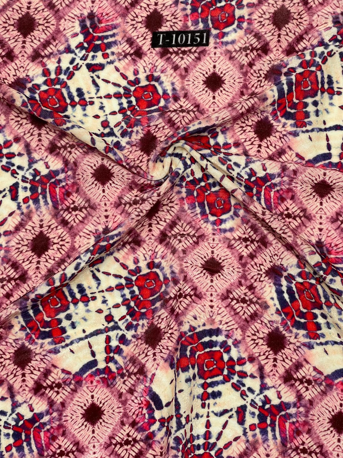 SHIBORI TYE-DYE VELVET DIGITAL PRINTS