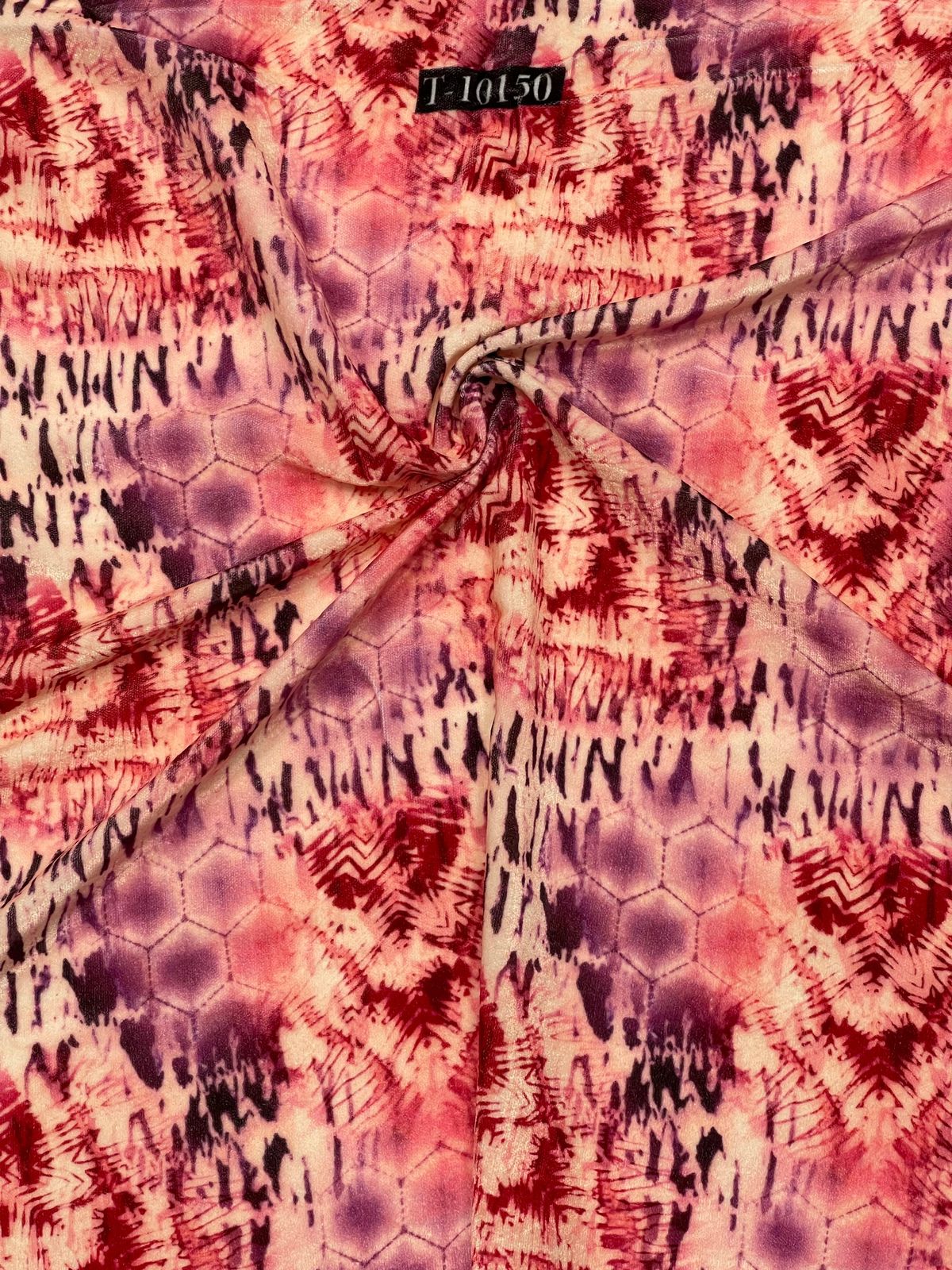 SHIBORI TYE-DYE VELVET DIGITAL PRINTS