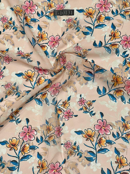 BEAUTIFUL FLORAL PRINTS ON GEORGETTE