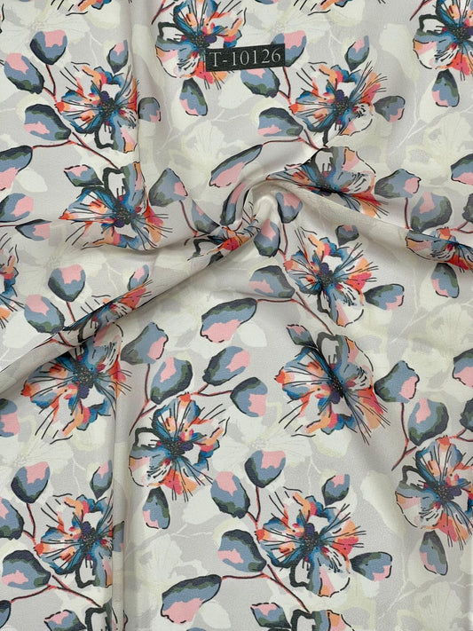 BEAUTIFUL FLORAL PRINTS ON GEORGETTE