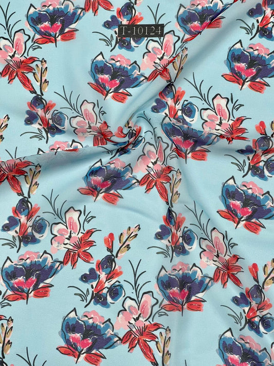 BEAUTIFUL FLORAL PRINTS ON GEORGETTE