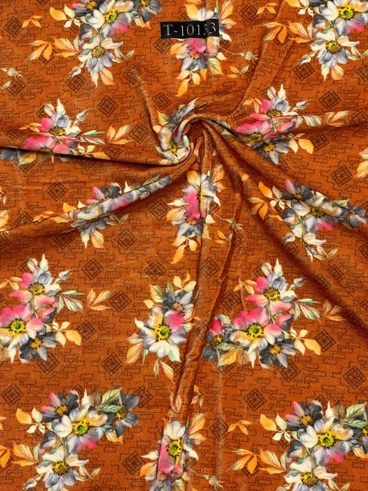 FLORAL VELVET DIGITAL PRINTS