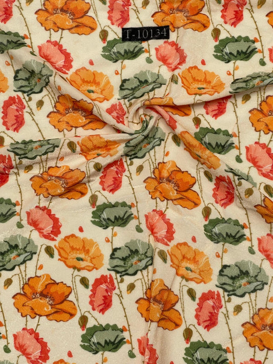 FLORAL VELVET DIGITAL PRINTS