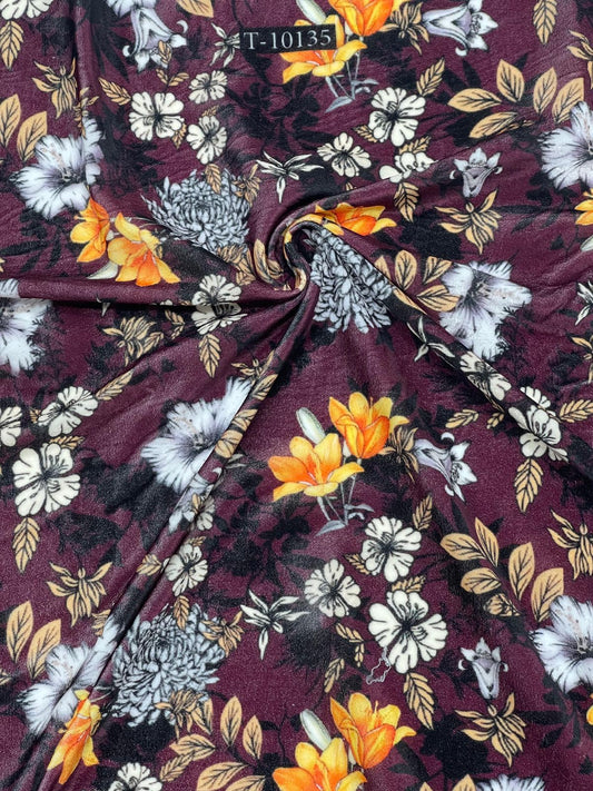 FLORAL VELVET DIGITAL PRINTS