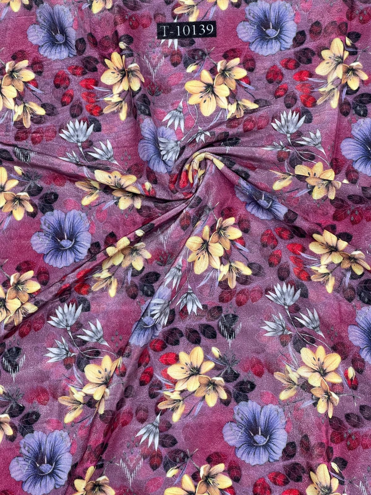 FLORAL VELVET DIGITAL PRINTS