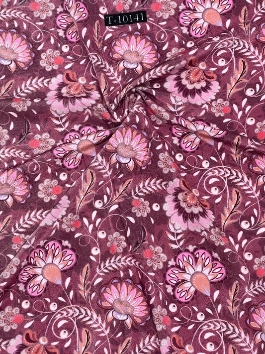 FLORAL VELVET DIGITAL PRINTS