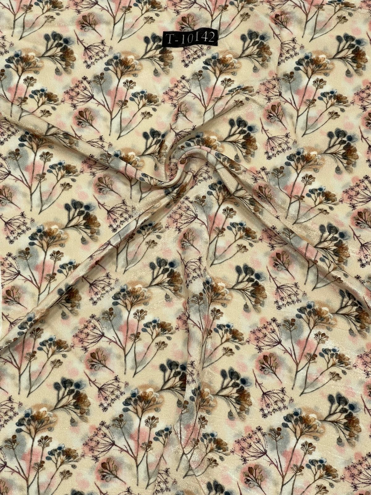 FLORAL VELVET DIGITAL PRINTS