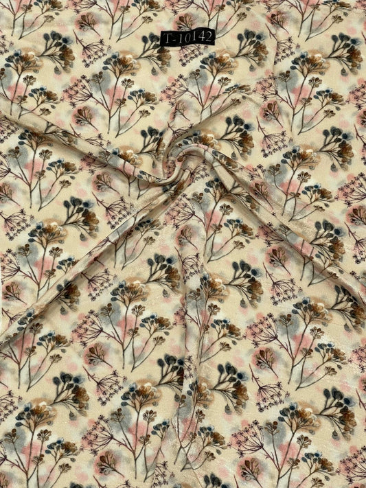 FLORAL VELVET DIGITAL PRINTS