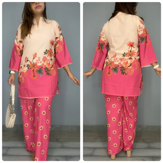 Rosy Petal Luxe - Japanese crepe