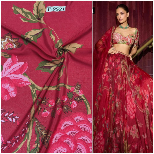 DESIGNER FLORAL CHINNONS DIGITAL PRINTS