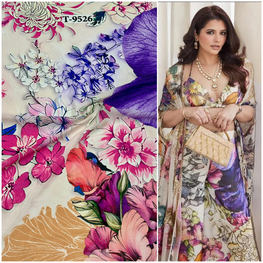 DESIGNER FLORAL CHINNONS DIGITAL PRINTS