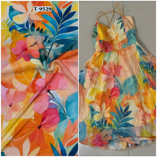 DESIGNER FLORAL CHINNONS DIGITAL PRINTS