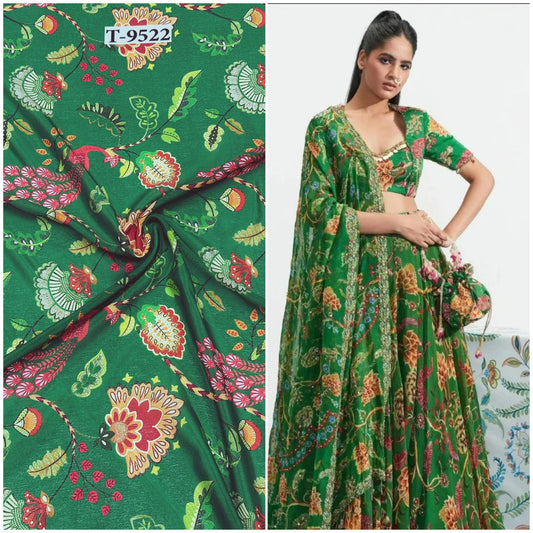 DESIGNER FLORAL CHINNONS DIGITAL PRINTS