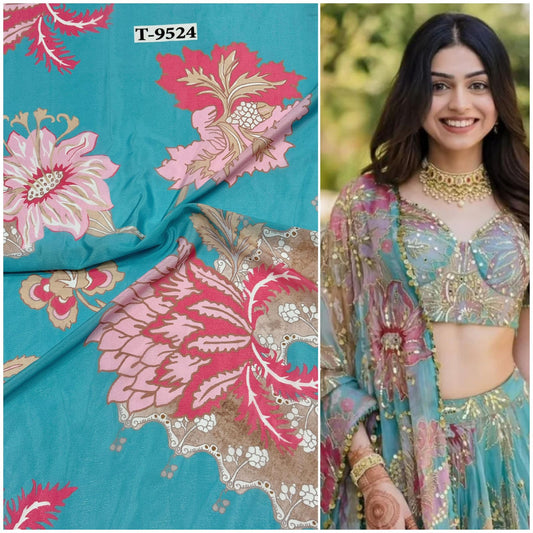 DESIGNER FLORAL CHINNONS DIGITAL PRINTS