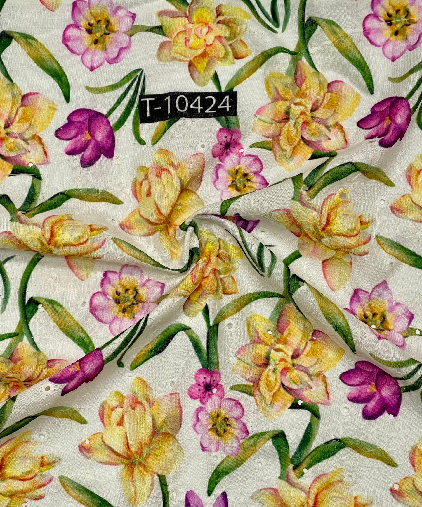 FLORAL HAKOBA WITH EMBROIDERY