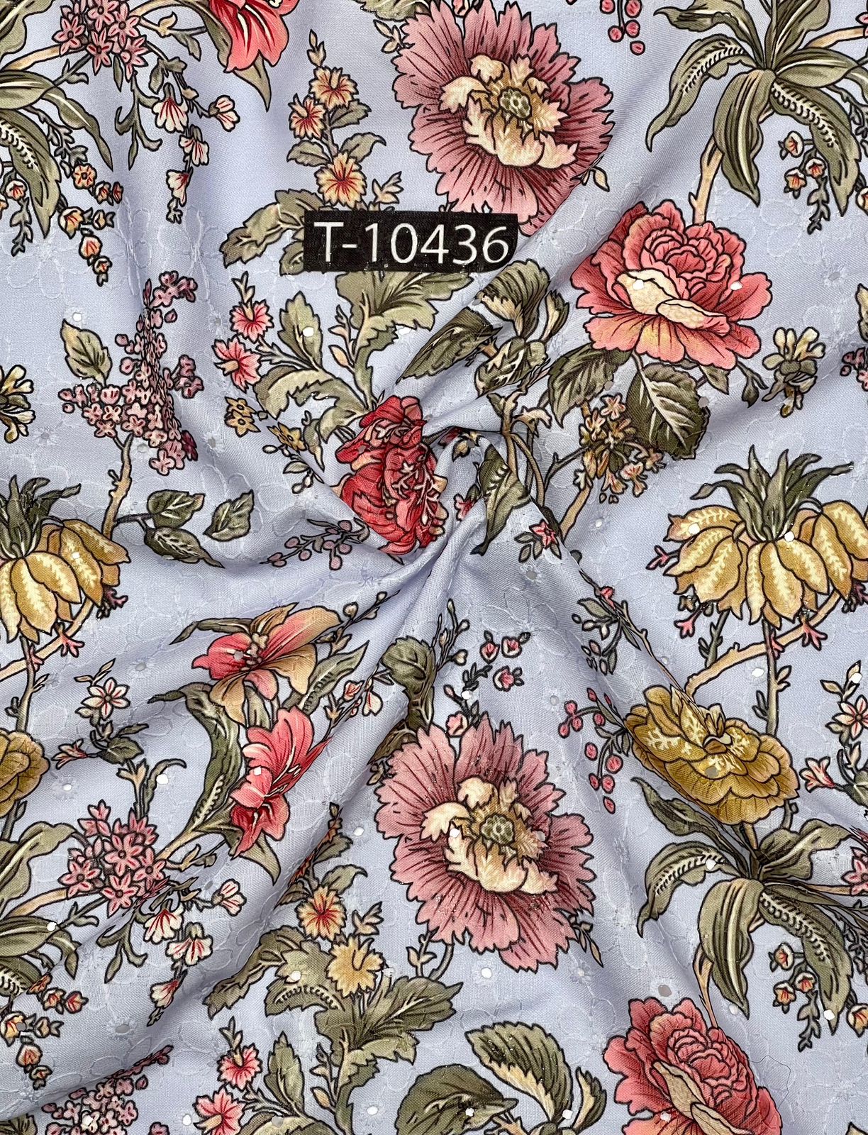 FLORAL HAKOBA WITH EMBROIDERY