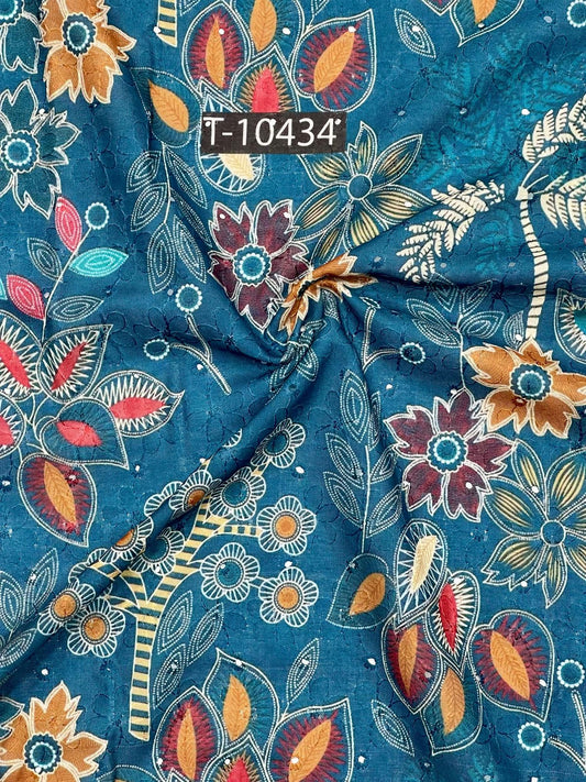 FLORAL HAKOBA WITH EMBROIDERY