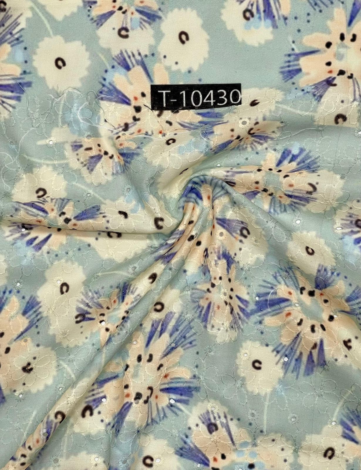 FLORAL HAKOBA WITH EMBROIDERY