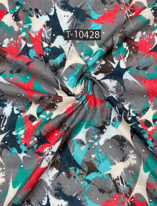 FLORAL HAKOBA WITH EMBROIDERY