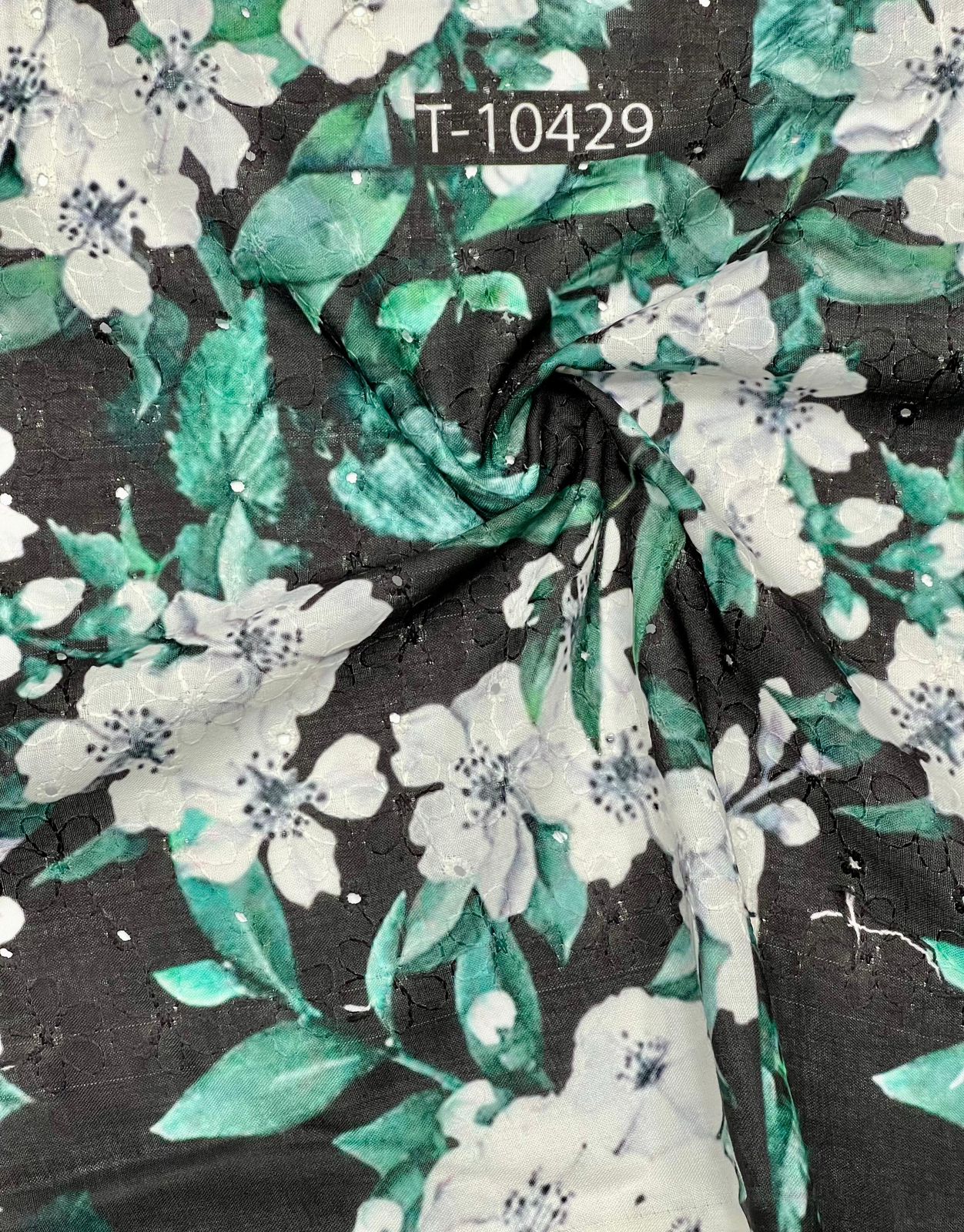 FLORAL HAKOBA WITH EMBROIDERY