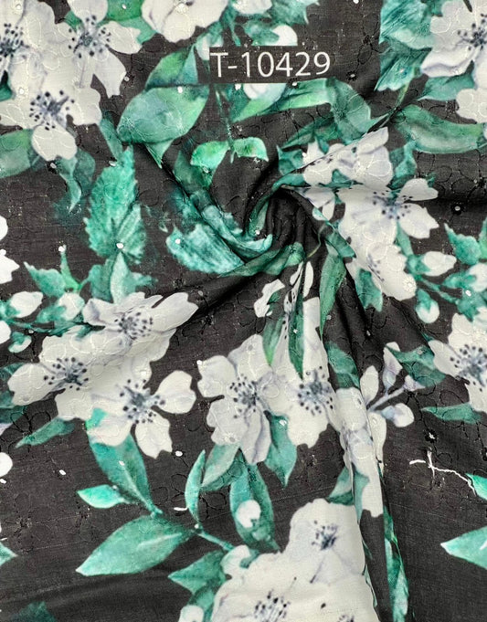 FLORAL HAKOBA WITH EMBROIDERY