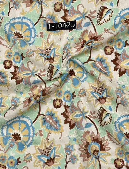 FLORAL HAKOBA WITH EMBROIDERY