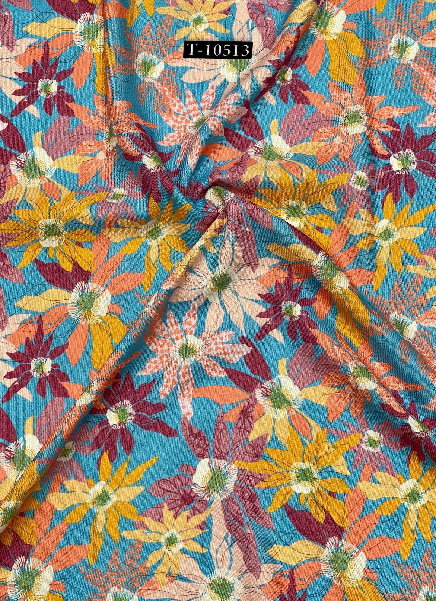 FLORAL POLY RAYON DIGITAL PRINTS