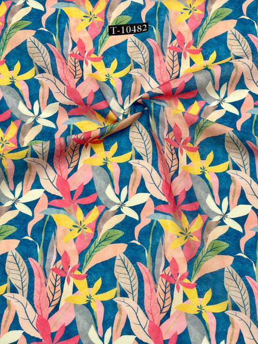 FLORAL POLY SOFT COTTON FOR SUMMERS