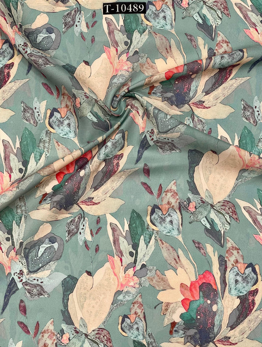 FLORAL POLY SOFT COTTON FOR SUMMERS